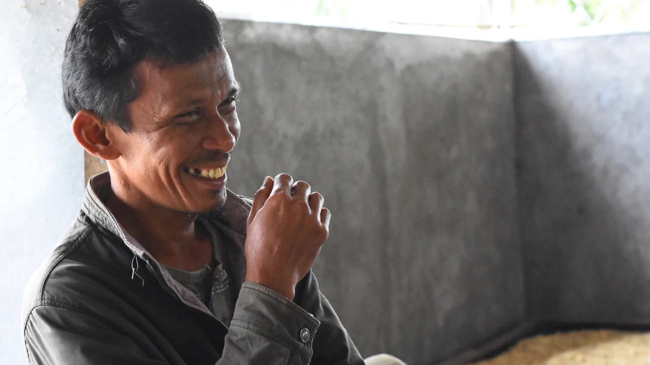 Indonesian Man Laughing