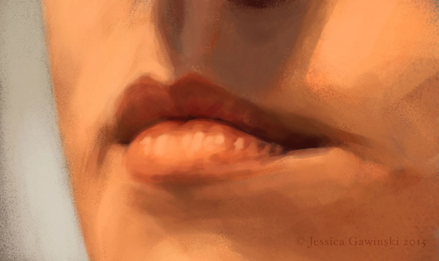 Digital Alla Prima Mouth Study by Jessica Gawinski.jpg