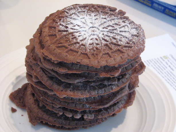 Pizzelles can be rolled while hot into a cone and make great ice cream cones!