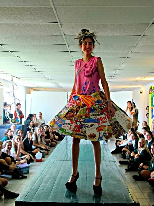 Pop Art garment inspired by Andy Warhol and Roy Lichtenstein