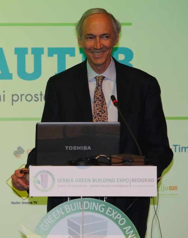 Jerry Yudelson, keynote speaker in Belgrade.