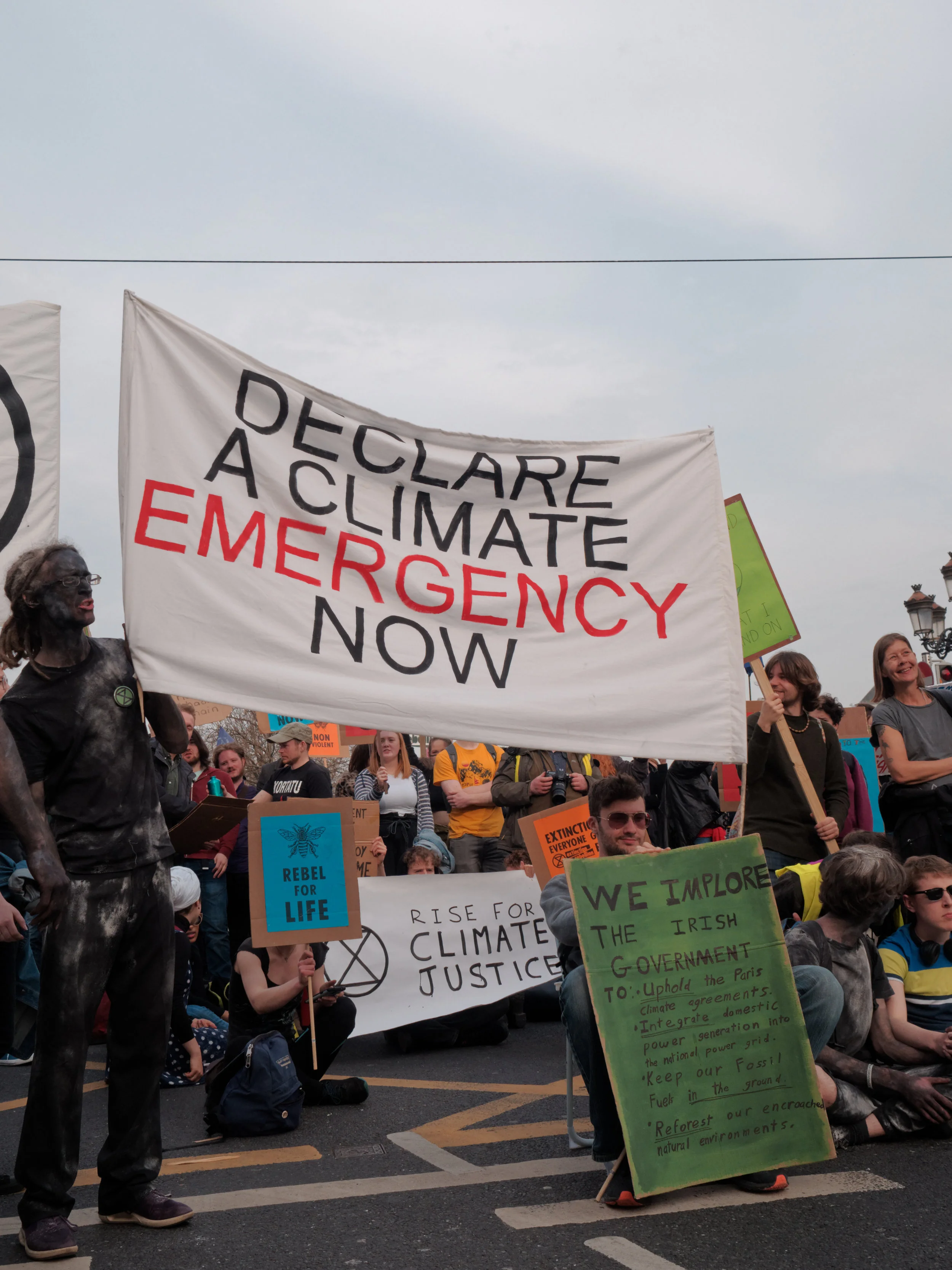 Irish rally in 2019 for a climate emergency declaration. Credit: Shutterstock.com