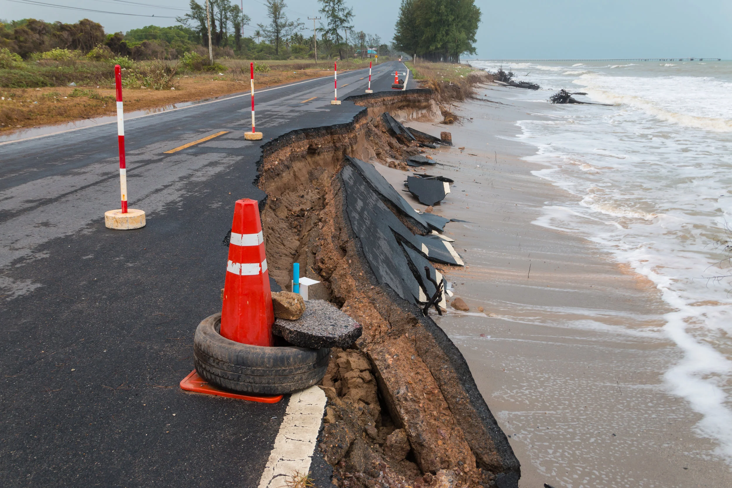 40% of US population lives in coastal counties where infrastructure is at greatest risk from climate change. Credit: Shutterstock.com