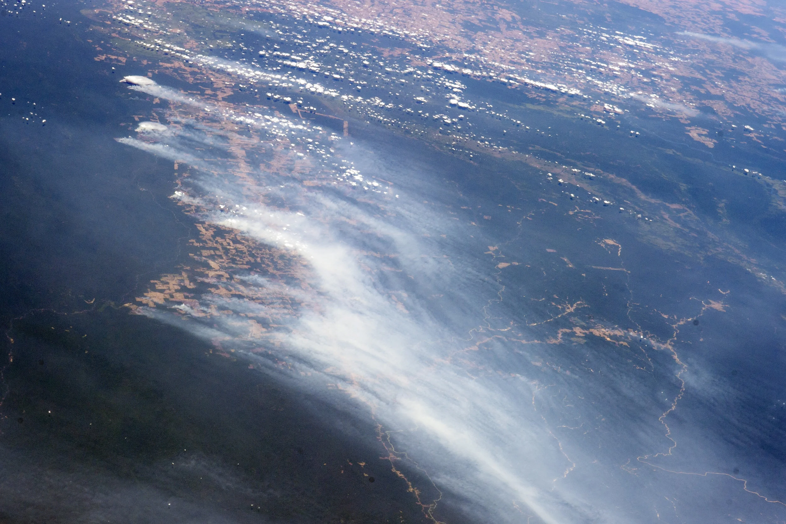 Amazon fires seen from space, August 2019