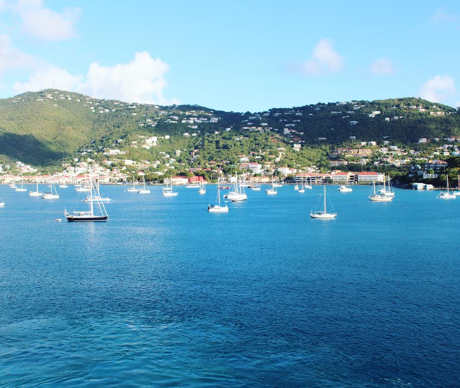 Sailing in... absolutely breathtaking. 