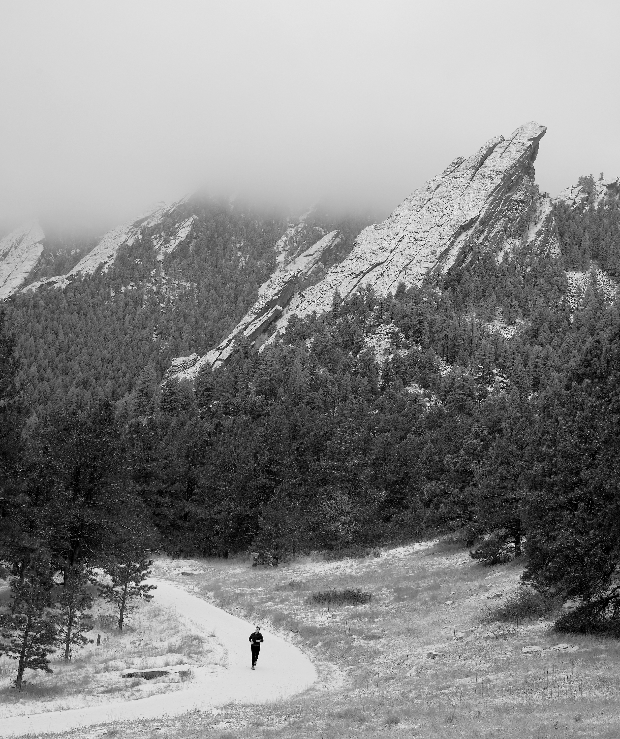 Flatirons Runner B/W