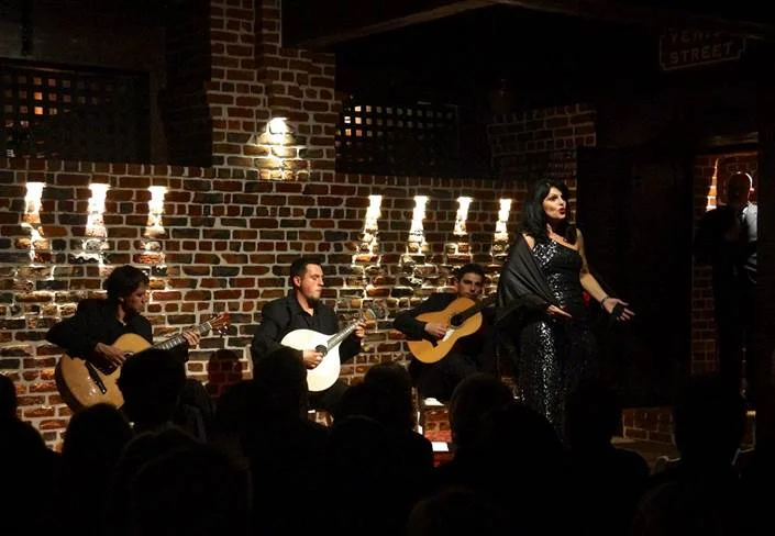 Fadista Mary Lou Lawrence performing at The Pines. 