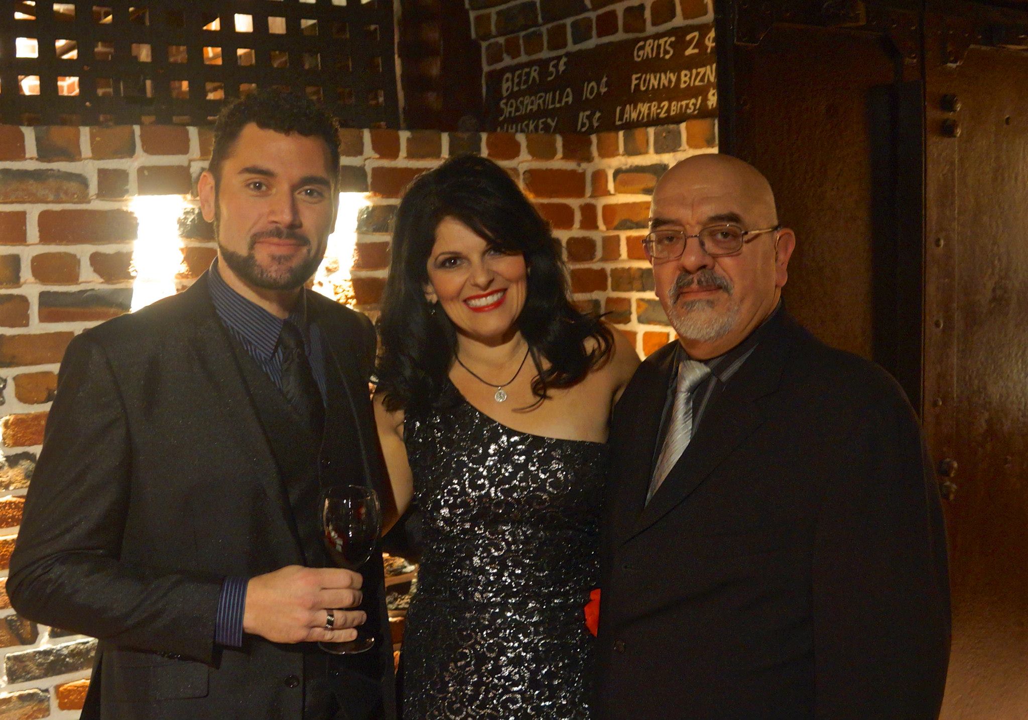 David, Mary Lou, and Jose after the performance.