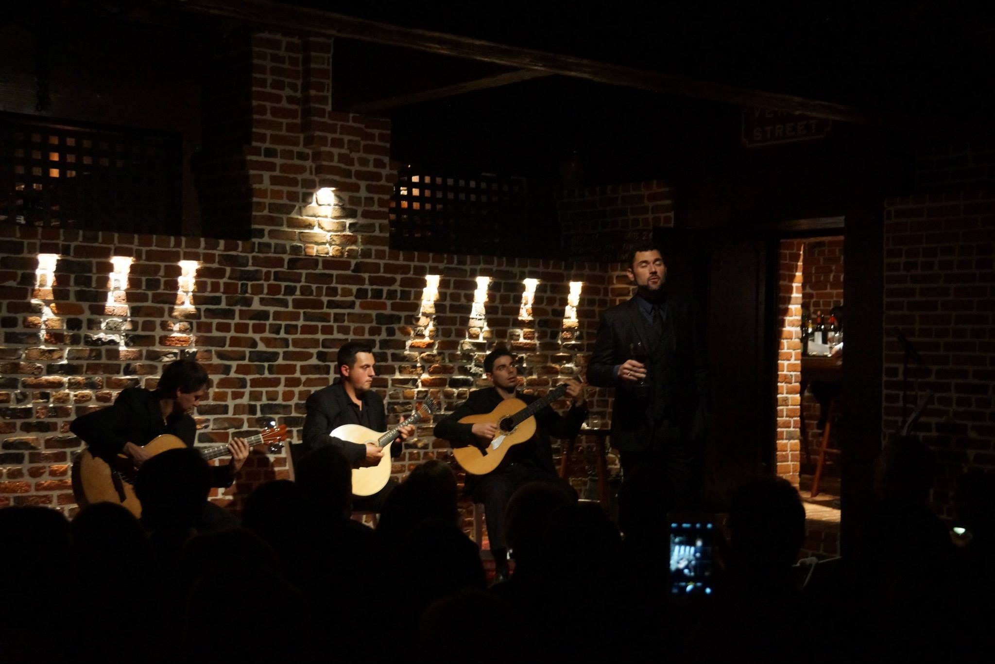 Fadista David Silveira Garcia performing at The Pines. 