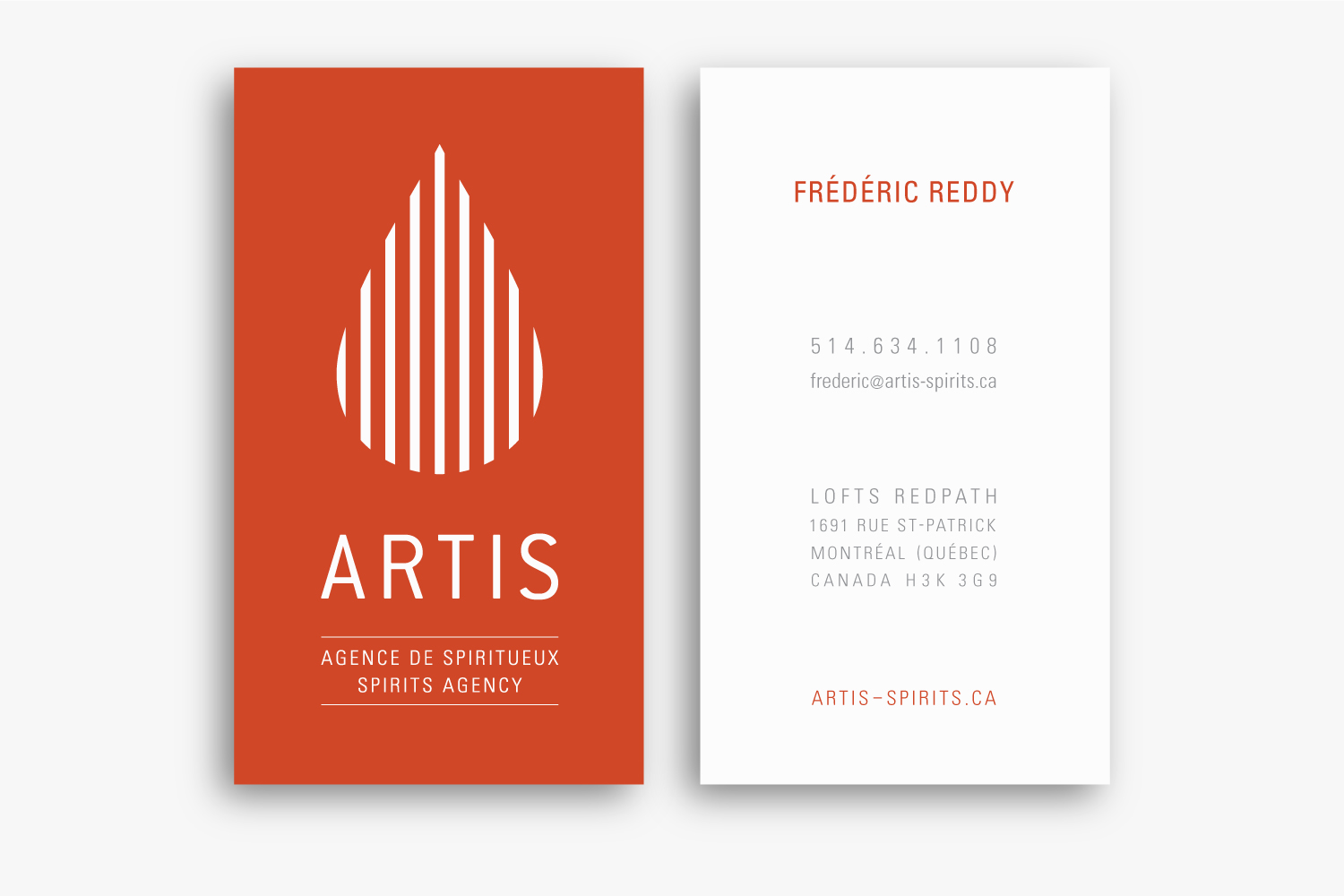 ARTIS – Spirits Agency – Identity & Stationery by Isabelle Robida – Infrarouge [Design & Culture] – 2015 – infrarouge.ca