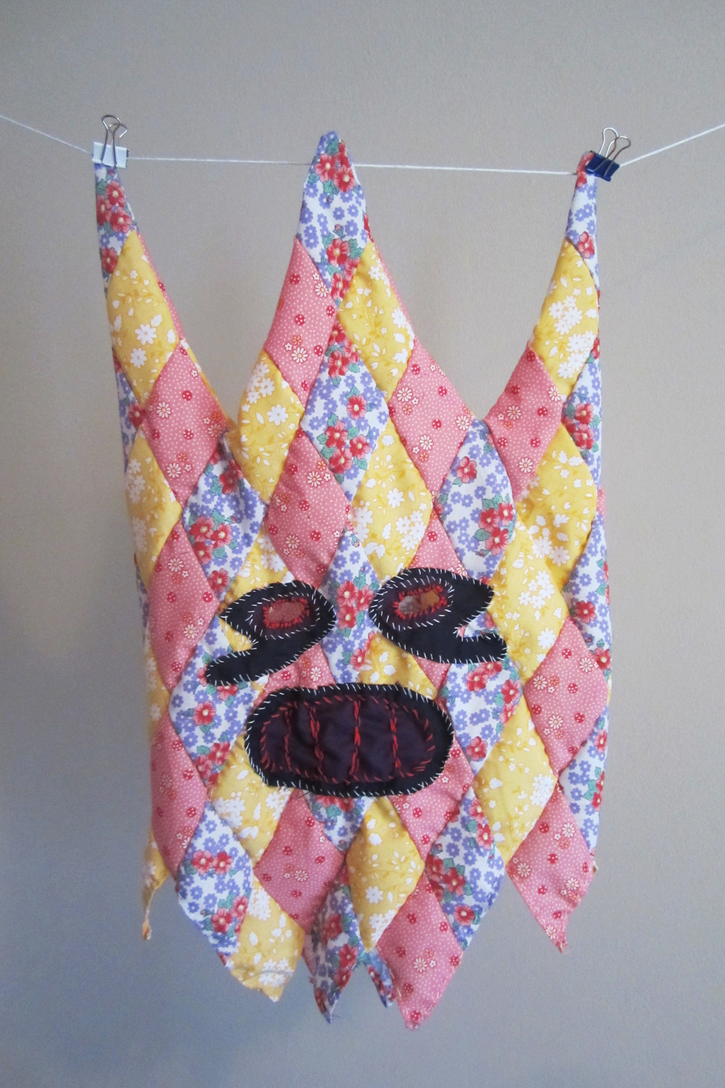 Mask 3, 2015 fabric 21 x 12 inches