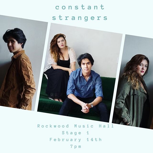 I have a show with my band @constantstrangers this coming Friday, February 14th at @rockwoodmusichall Stage 1! It ALSO happens to be my birthday and Valentine&rsquo;s Day! We&rsquo;re ALSO filling out the band with a bunch of incredibly talented musi