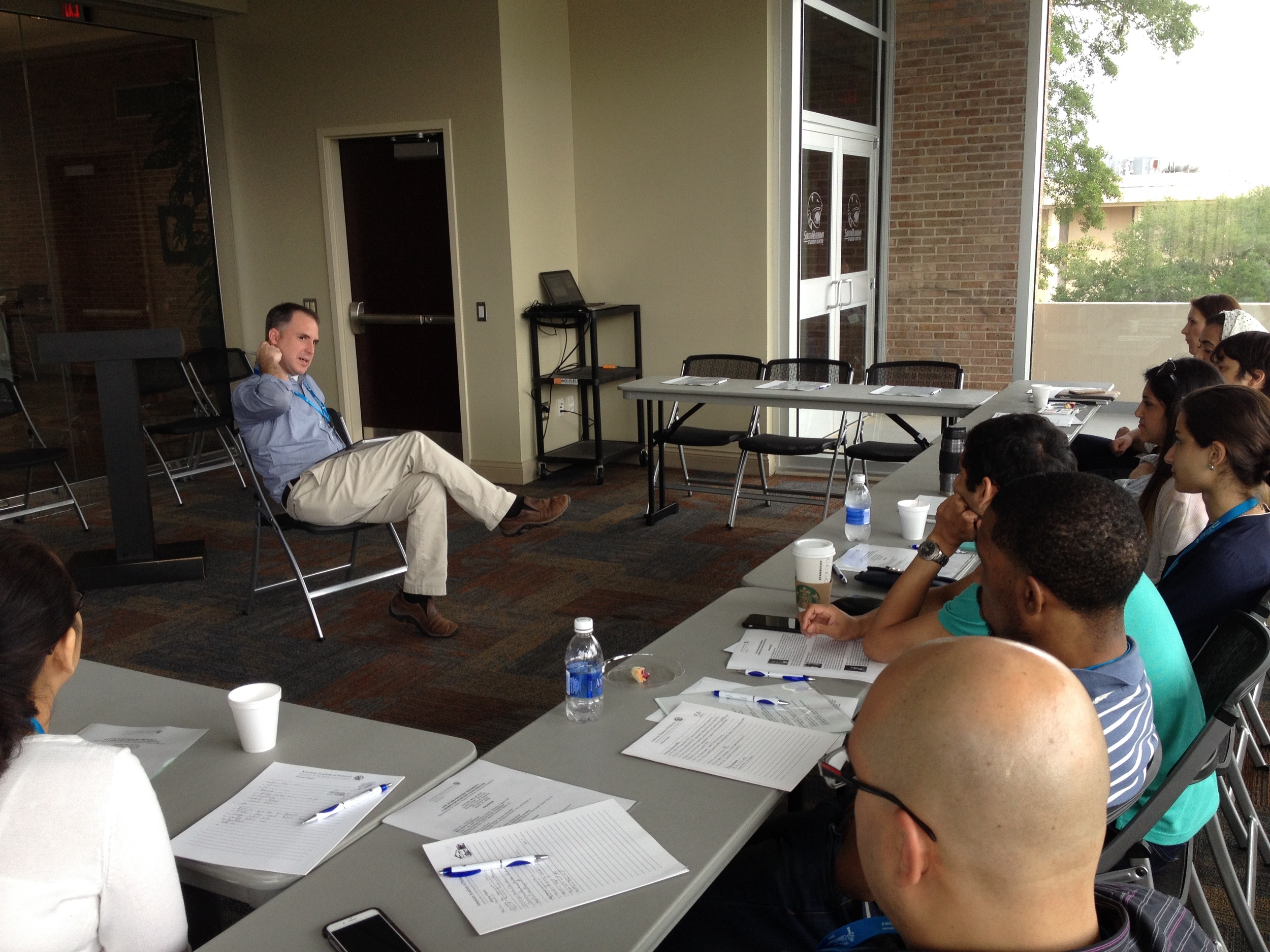 Second-year residents hear from practicing pediatricians from around the state on "Life After Pediatric Residency." 