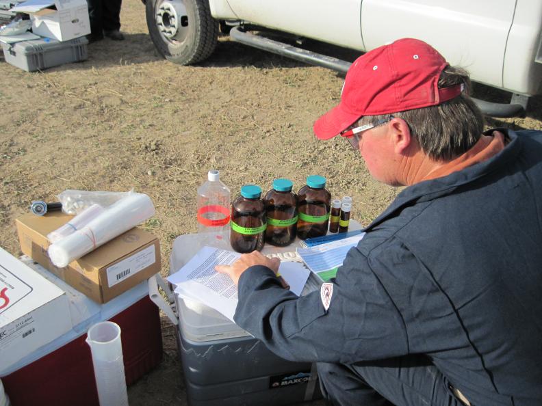 Audit of a groundwater monitoring project.