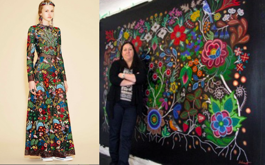 DISCOVER MÉTIS ARTIST, CHRISTI BELCOURT WHOSE ART INSPIRED PARIS RUNWAYS AND WHOSE FIGHT TO PROTECT THE ENVIRONMENT AND TO HNOUR INDIGENOUS NATIONS IS ACCLAIMED IN SCHOOLS AND THROUGHOUT NORTH AMERICA.