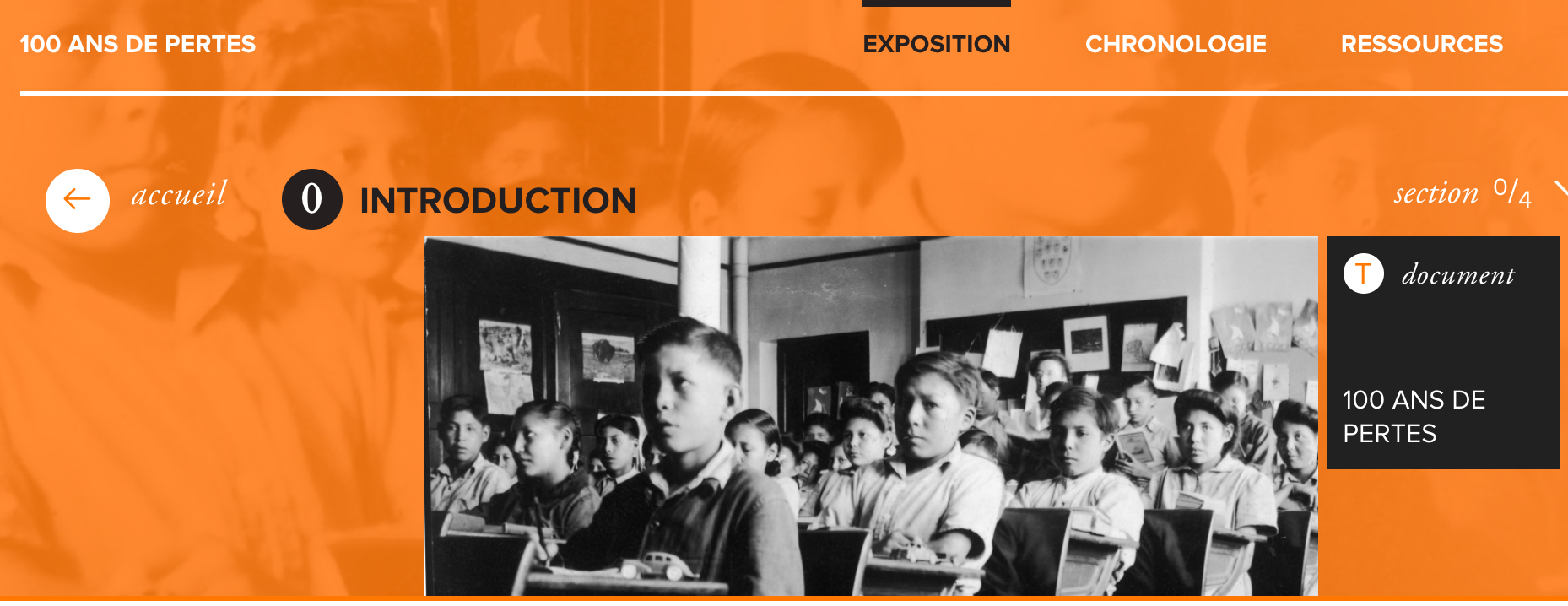 the site web de la Fondation autochtone de l'espoir