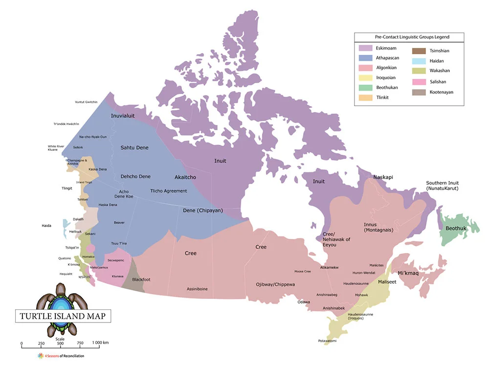 Turtle Island Map
