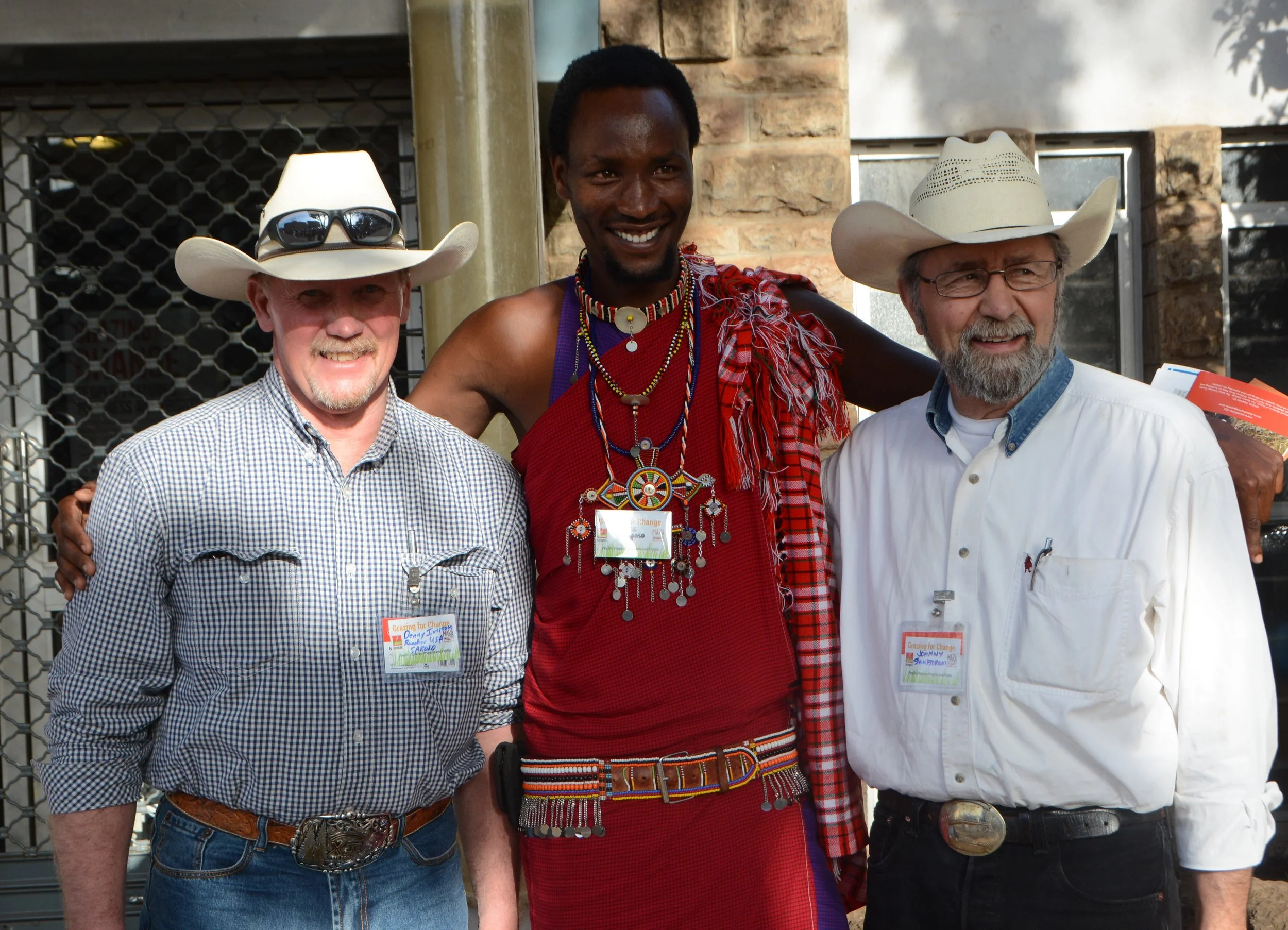 Denny Iverson, Blackfoot Challenge – Maasai Moses, Professional Safari Guide – Johnny Sundstrom, Siuslaw Institute / RVCC Leadership Team