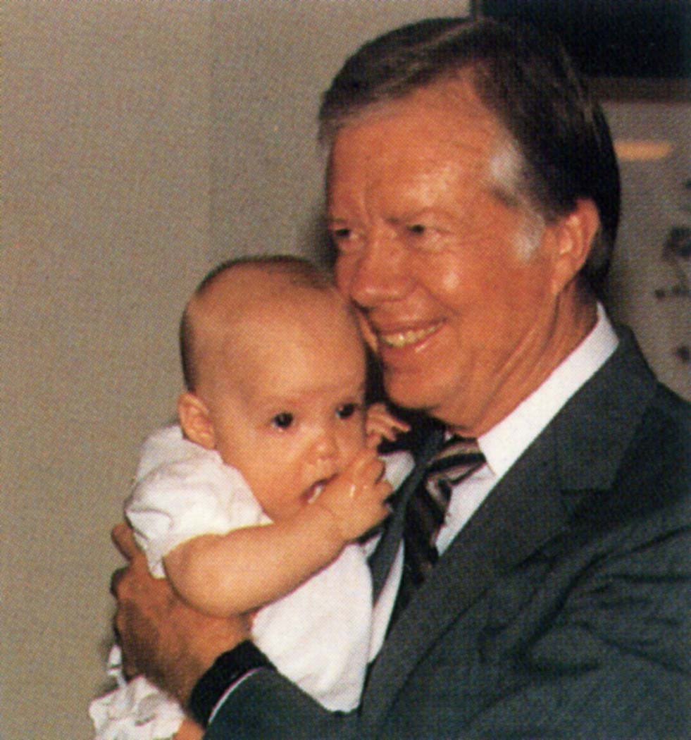 1985 Jimmy Carter with Baby at FBC 