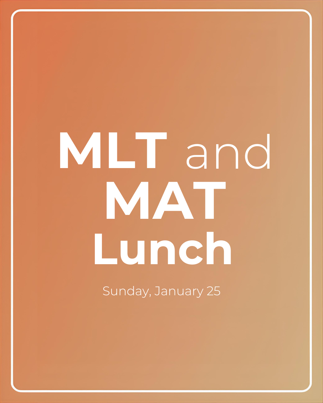 Save the Date: Ministry Action Team and Ministry Leadership Team Lunch