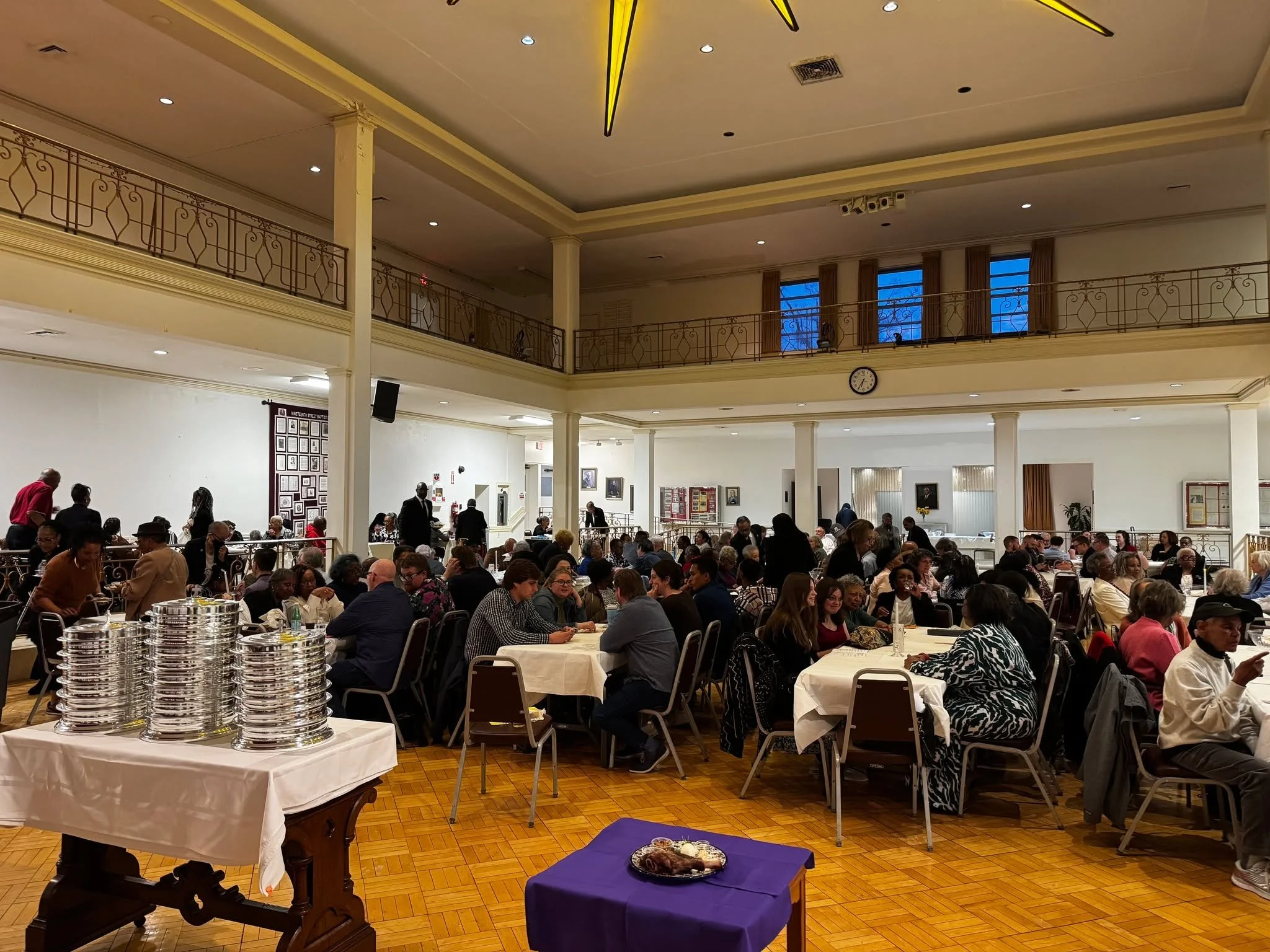 On April 12th, the Reckoning and Renewing planning team gathered for lunch after worship, continuing the sacred, ongoing work of reckoning honestly with our history as a slave-holding congregation and renewing our commitment to justice, reconciliatio