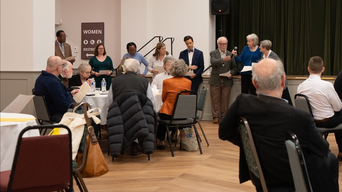 Sunday, June 7. After worship. Annual Congregational Meeting.

Once a year, we gather as a full community to pause, give thanks, and take stock of all that God has been doing in and through this congregation. It's one of the great rhythms of our life