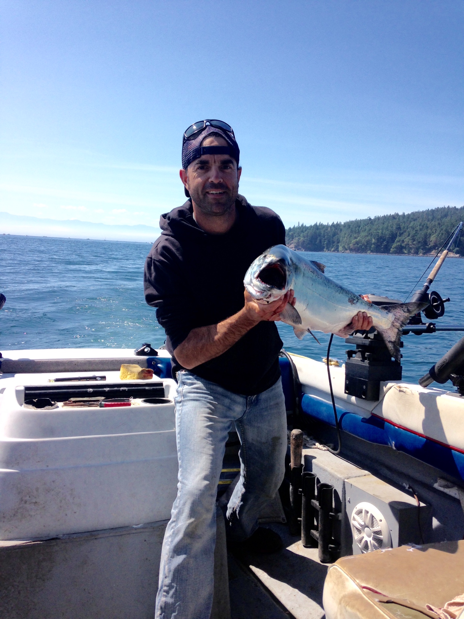 Rico from with a nice one off of Sooke, BC, on an AP Sandlance Spoon