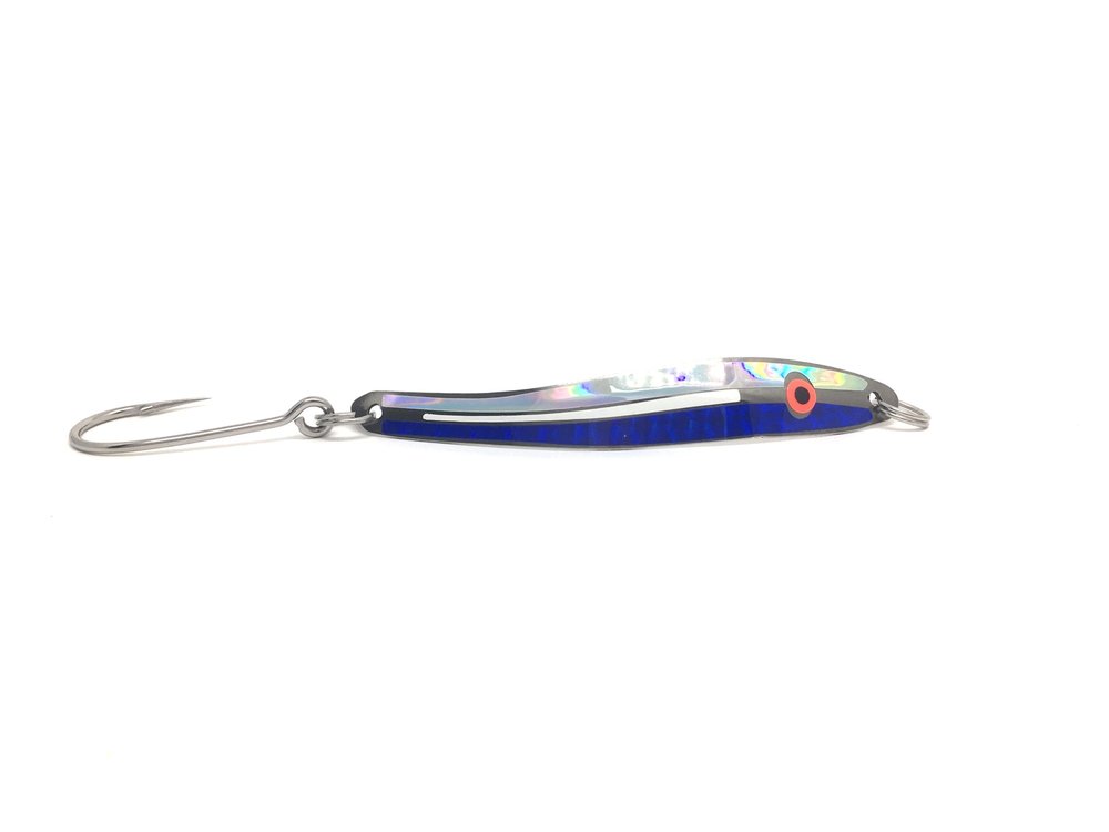 AP Anchovy Spoon - Blue Laser — AP Tackleworks