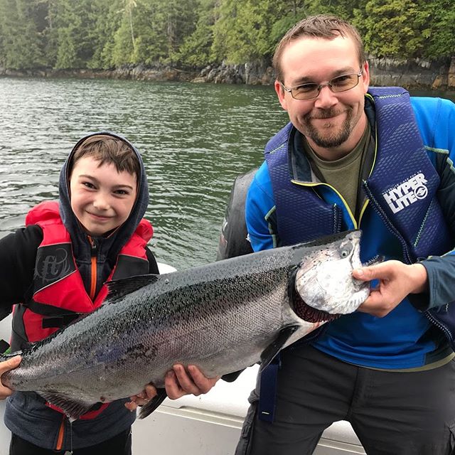 This looks like some great family fishing! Sent in from happy customer, Bruce and his brother who took their boys up to Prince Rupert for some great fishing. 5&rdquo; Herring Spoon in Blue Flash was the ticket. Looks like a great time was had by all!