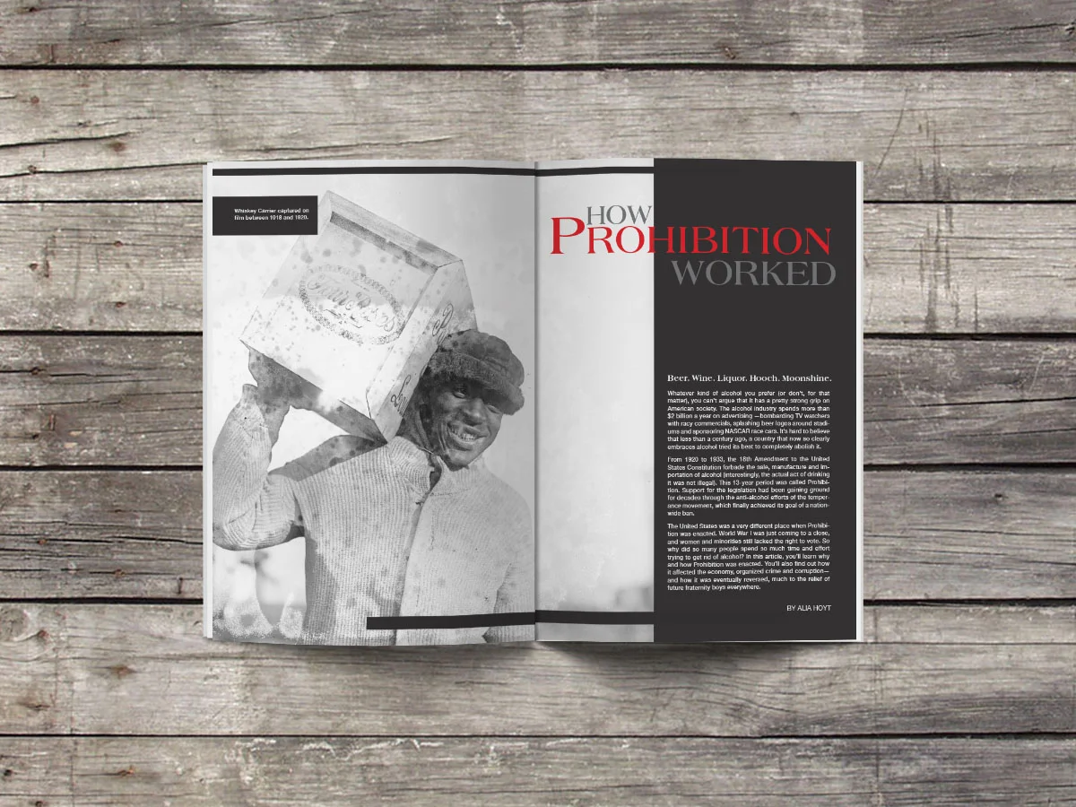 How Prohibition Worked, Publication Design