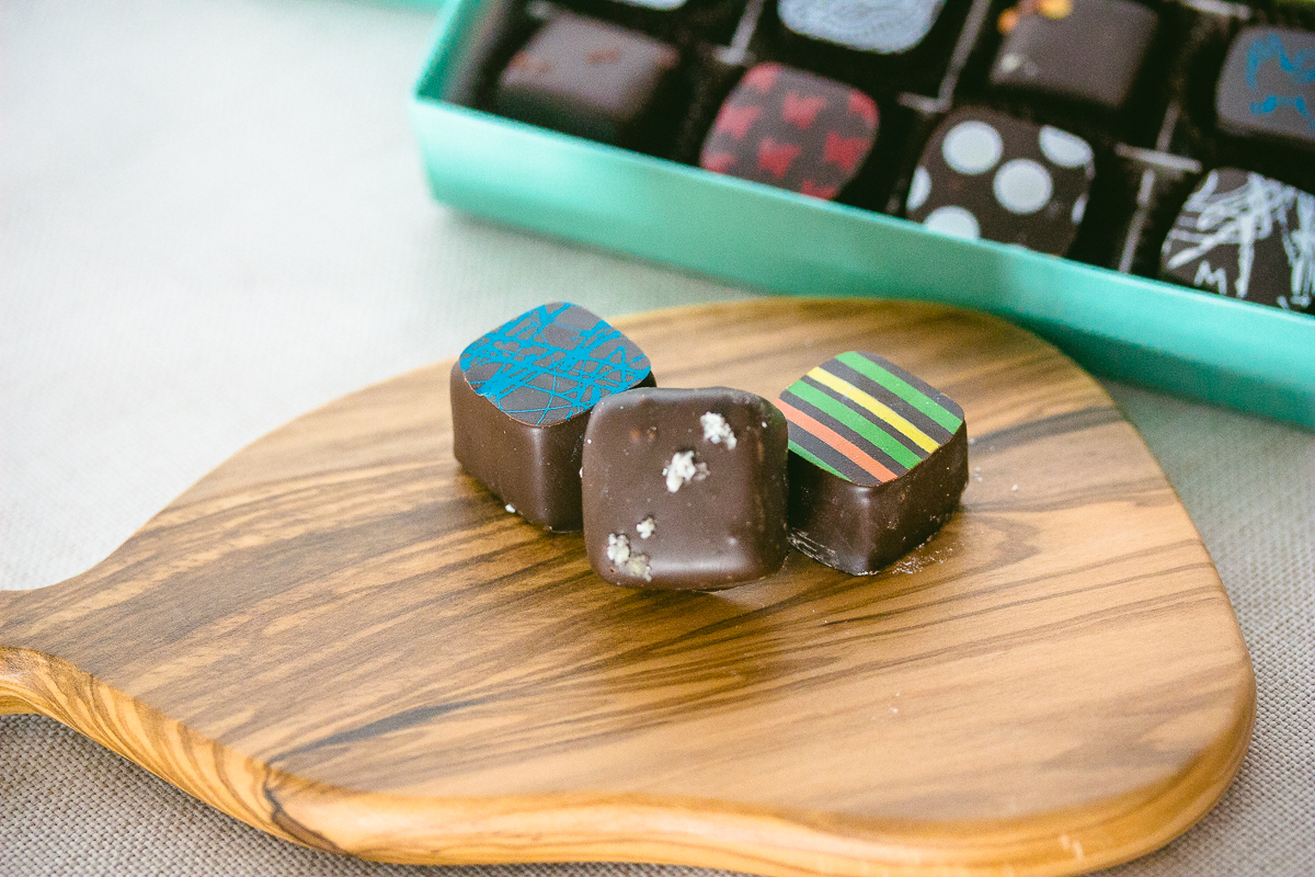 Cute caramel chocolate