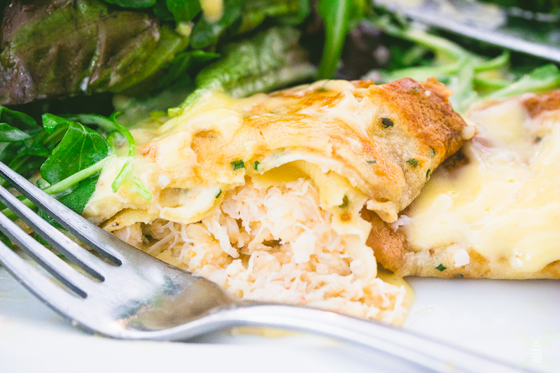 Look at all of that seafood, the hollandaise was the perfect citrus flavor.