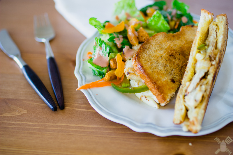 An amazing sweet and spicy chicken brie melt. It has an amazing flavor of apricots, jalapenos, chicken, and creamy brie to top it off. Perfect for an easy meal.