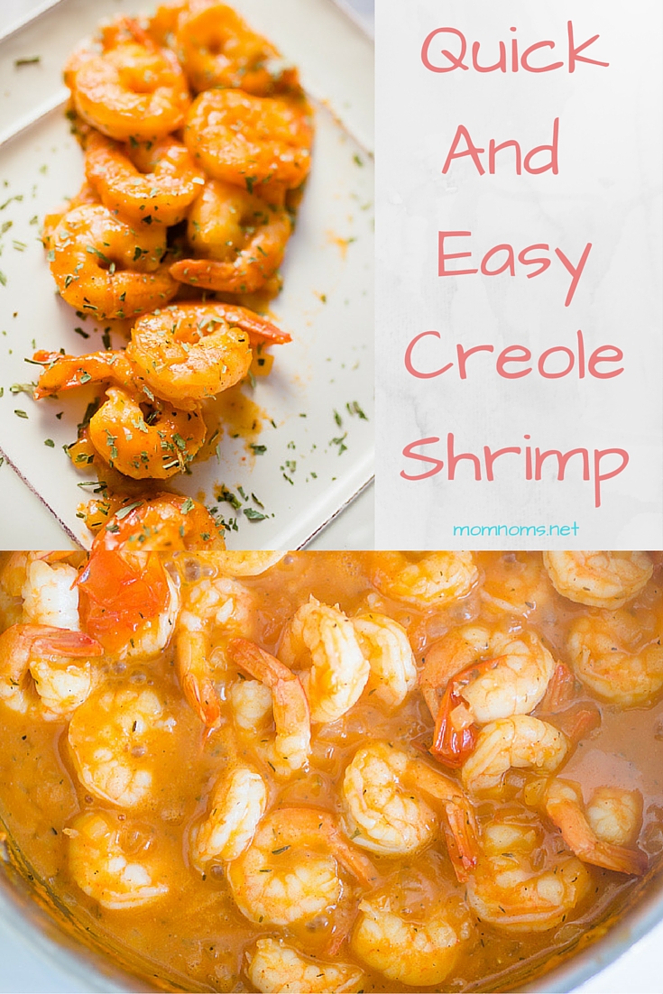 Quick, easy, flavorful creole shrimp for when you need just a little more heat in your life. This is the perfect weekday meal, takes about 30 minutes to make, and even less time to eat and enjoy!