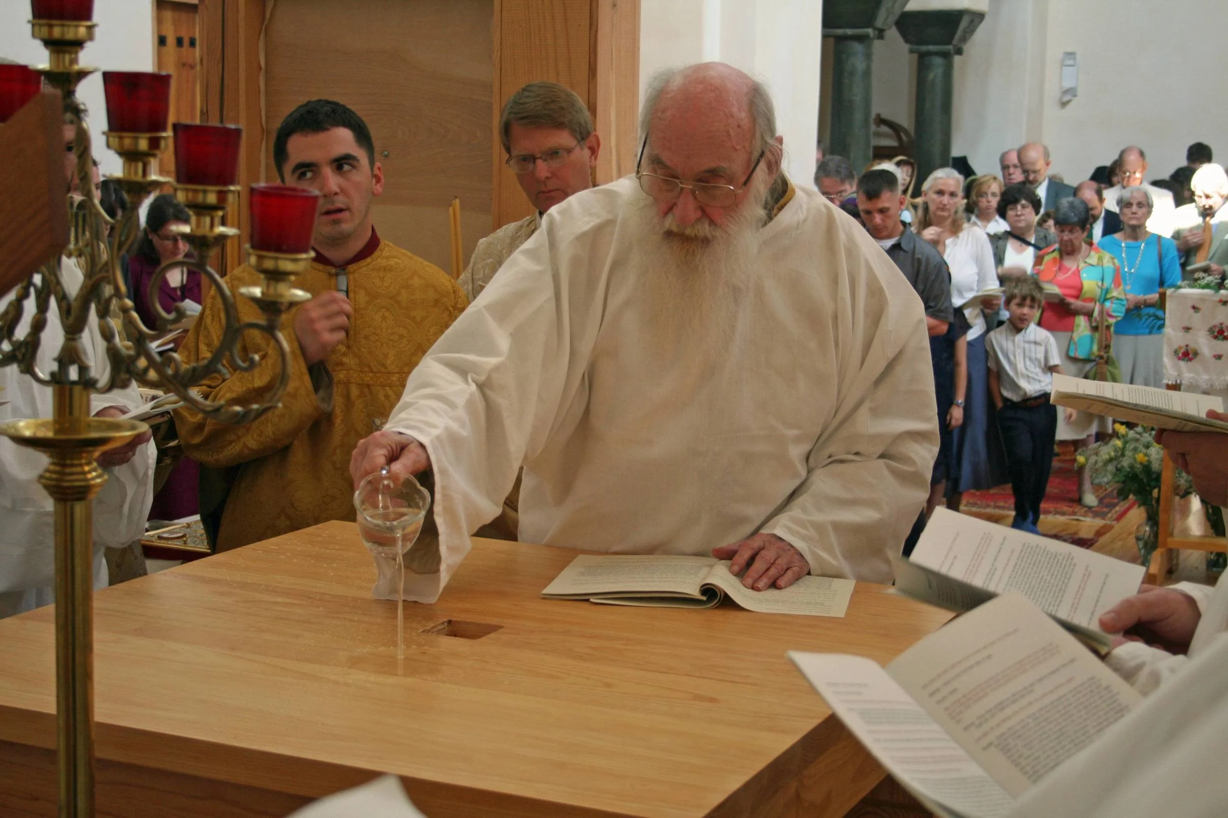 Archbishop Dmitri of Blessed Memory at the 2008 Consecration of Holy Ascension.