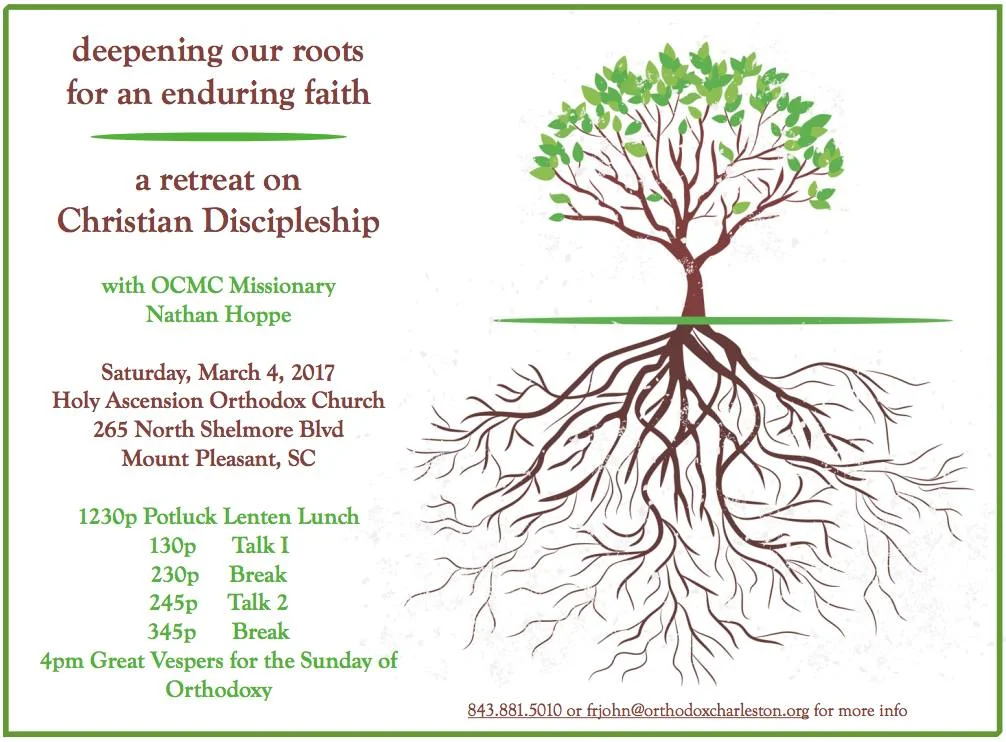 March 4th Retreat on Christian Discipleship