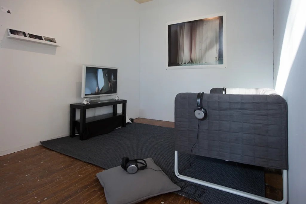 Making Up Dreams installation, video and still photographs. The Ark Gallery, Vermont College of Fine Art. 2015 