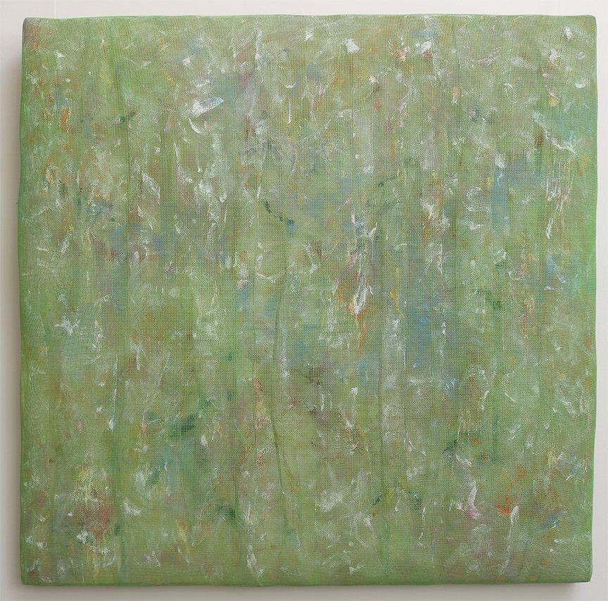 AS SPRING AWAKENS. |. 36.75” x 36.5” x 4”	