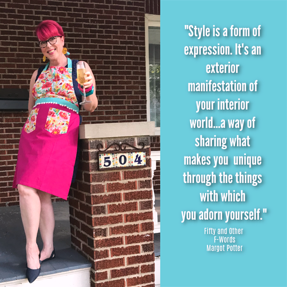 I love this apron found on clearance at Target. Would I wear this in public? Yes, yes I would. Photo by Avalon Potter