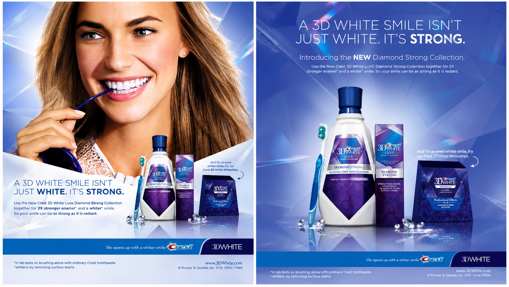 Crest 3D White Print Campaign