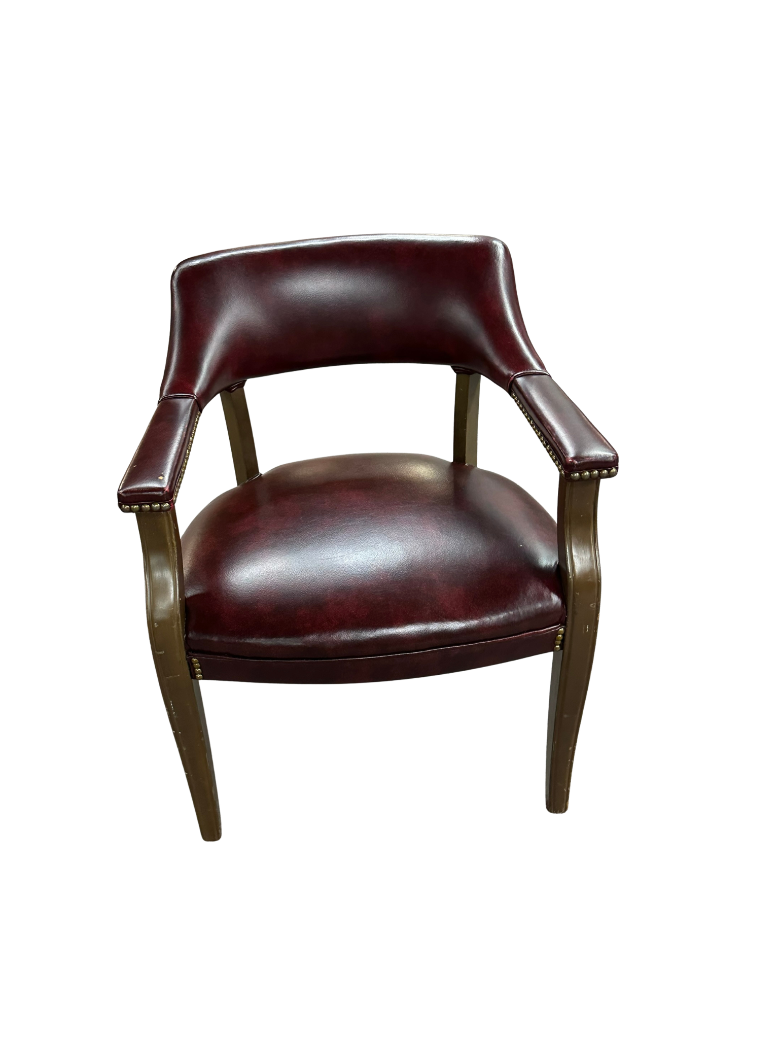 Leather side chair - $35
