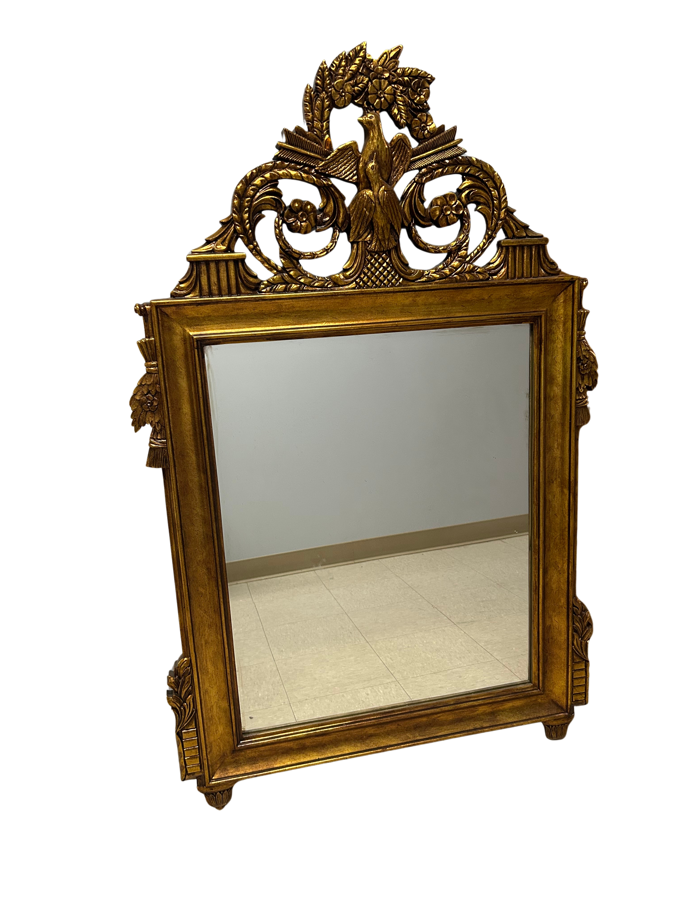 Embellished mirror 57”h x 34”w - $200