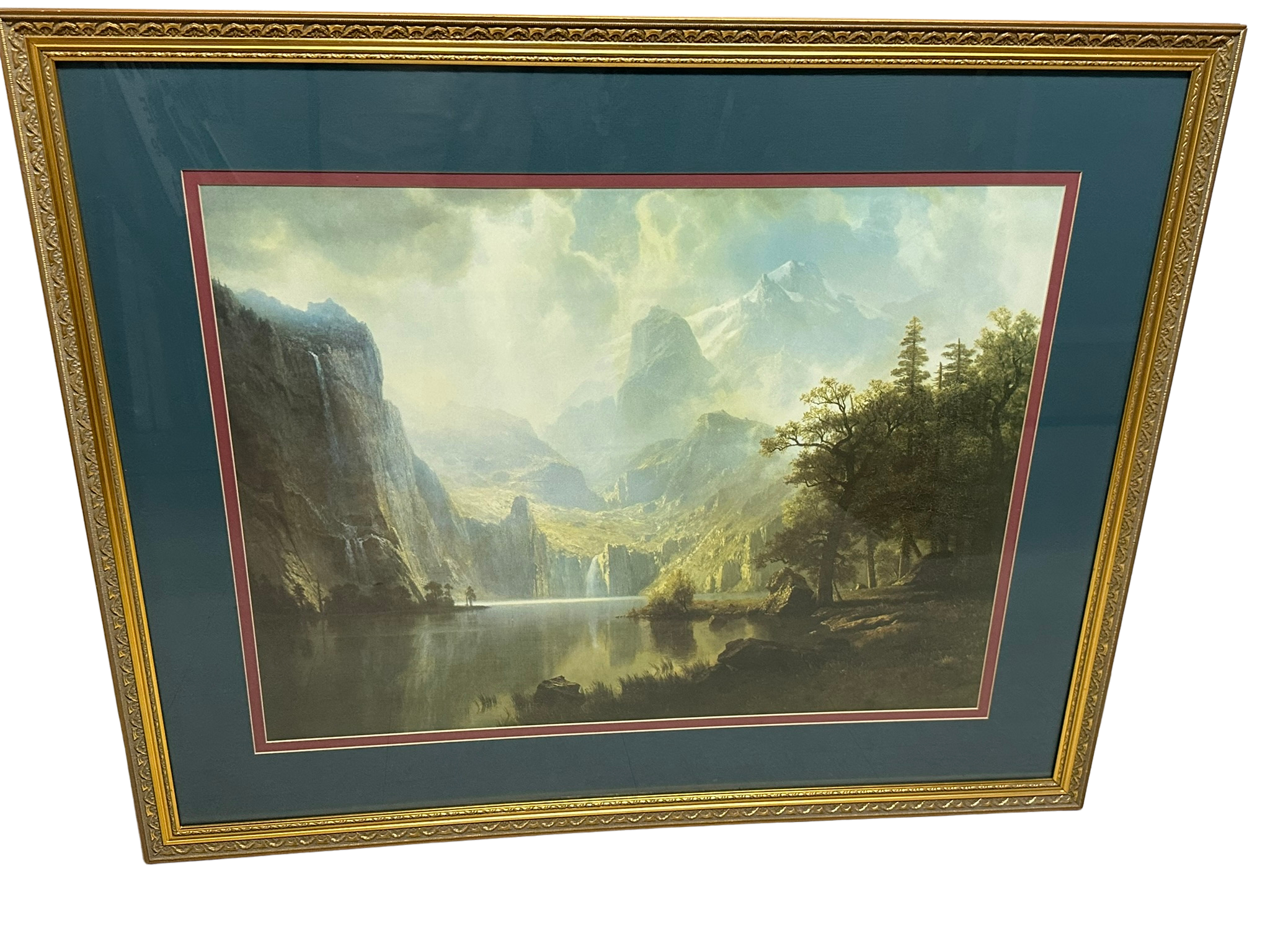 Waterfall picture, 31”h x 41”w - $40