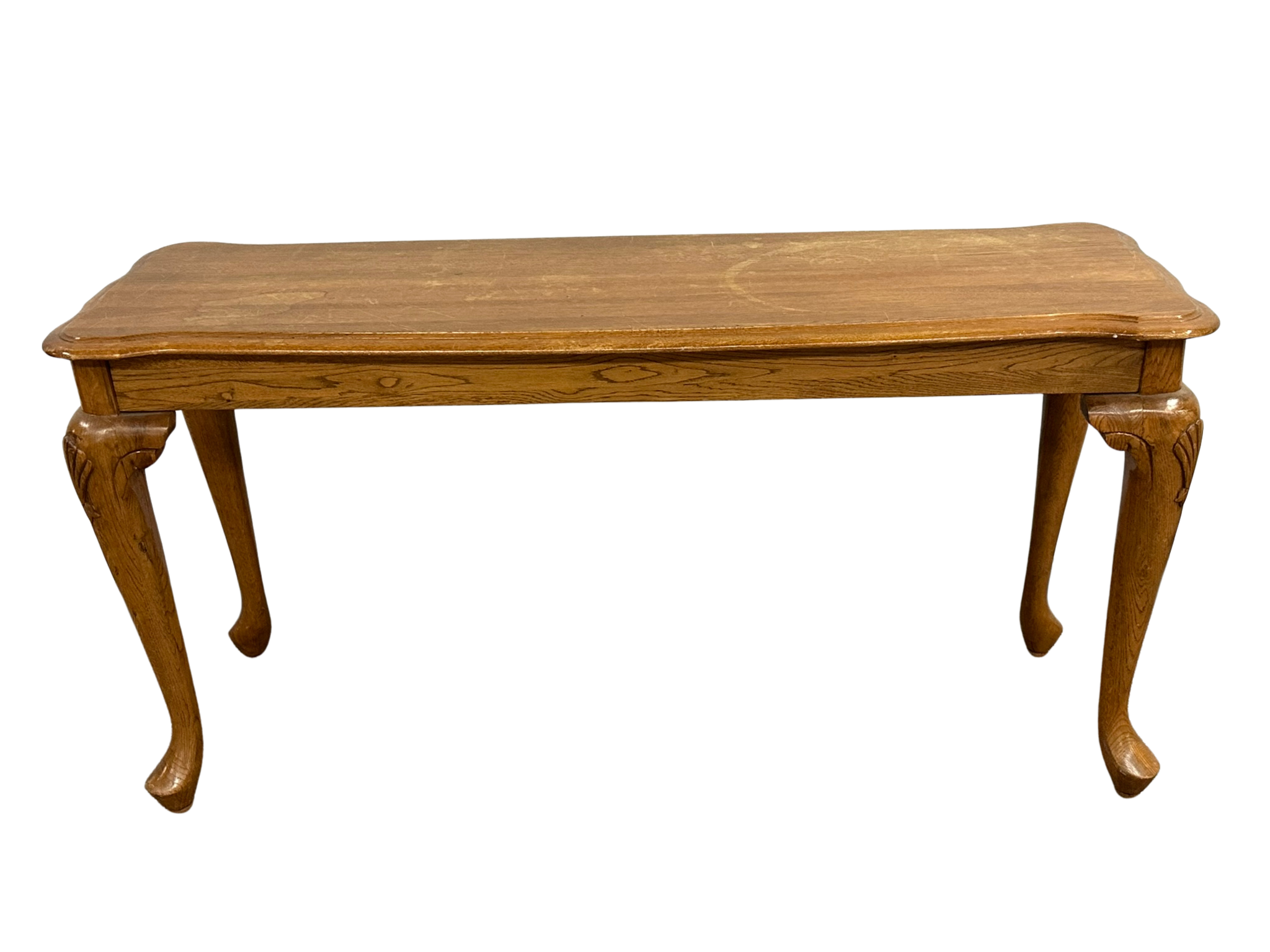 Sofa table - 52w x 17d x 27h (moderate damage) $15