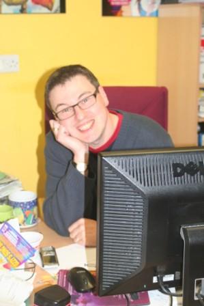 Mr B looking busy!