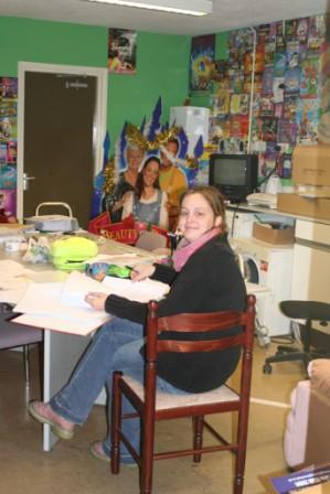 Bea is a whizz with paper!