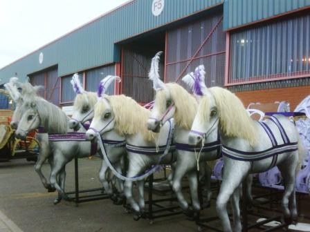 There are three of our seven different carriages here.