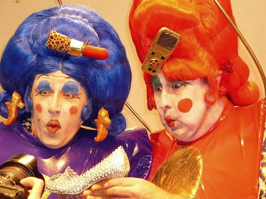 Martin Ballard and Pablo Raybould play the ugly sisters.