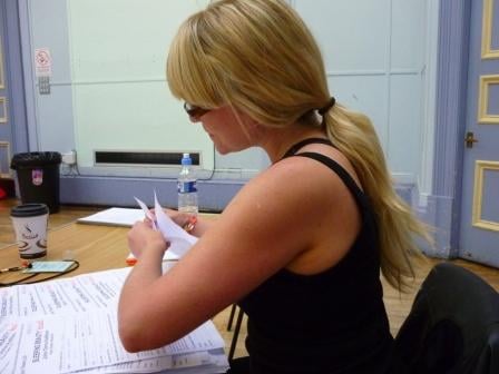 Louise manages the paperwork