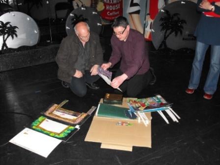Steve and Bob (venue) with the set model